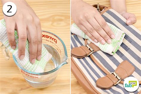 how to clean canvas purse